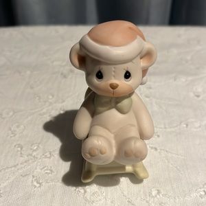 Precious Moments HAVE A BEARY MERRY CHRISTMAS Rocking Chair Teddy Bear Figurine